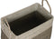Basket spelset Home ESPRIT Wit Zwart Natuurlijk Zeegras Boho 44 x 25 x 38 cm (2 Onderdelen)