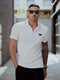 AB Lifestyle - Driekleurige Polo - Katoen met stretch - Barely Pink - Heren - Maat: XS
