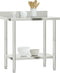 vidaXL - Keukenwerktafel - met - spatscherm - 82,5x55x93 - cm - roestvrij - staal