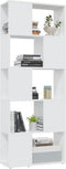 vidaXL-Boekenkast/kamerscherm-60x24x155-cm-spaanplaat-wit