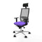 Bureaustoel met hoofdsteun Piqueras y Crespo 1D086N1 Lila