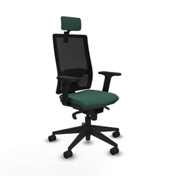 Piqueras y Crespo 2D066N2 - Bureaustoel - Hoofdsteun en armleuning - Groen