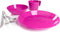 Cascandian 1 persoon tafel set sky magenta