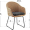 Cody Rotan Tuinstoelen - Kuipstoelen - Inclusief kussens - Natuurkleur (2 stuks)