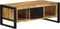 vidaXL - Salontafel - 90x50x36 - cm - massief - ruw - mangohout