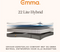 Emma Lite Matras 90x200 cm - Pocketvering - 7 Zones Stevig - Grijs