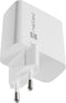 Natec Ribera GaN - Oplader 65W - 2x USB (Type A en C) - Wit