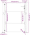 vidaXL - Poort - 105x155 - cm - cortenstaal