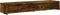 vidaXL - Monitorstandaard - met - lades - 100x27x15 - cm - hout - gerookt - eikenkleur
