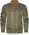 Cappuccino Italia - Heren Jas zomer Navy Seal Jacket Army - Groen - Maat XL