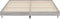 vidaXL - Bedframe - zonder - matras - 160x200 - cm - spaanplaat - grijs - Sonoma