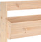 vidaXL - Plantenbak - wandmontage - 3-laags - 60x18,5x110 - cm - grenenhout