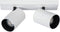 Atmooz - Plafondspots Plafondlamp Nuo 2 - Opbouwspot - 2 lichtbronnen - Wit - Slaapkamer / Woonkamer - Industrieel - Hoogte 12cm - Metaal