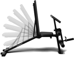 Inspire FID6.1 - Verstelbare Trainingsbank - Incline Decline met Attachments - Zwart