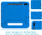 iMoshion Tablet Hoes Kinderen Geschikt voor Samsung Galaxy Tab S8 / Tab S7 - iMoshion Kidsproof Backcover met handvat - Blauw