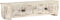 vidaXL - Tv-meubel - 140x30x35 - cm - massief - mangohout - wit