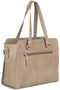 BURKELY Croco Cody - Handbag S - 3D-crocodillenprint - Dove Grijs