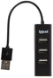 Iggual HUB-A-4p - USB Hub - 4x USB 2.0 - Zwart