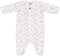 Petit Bateau Meisjes Boxpak - Babypyjama - Y-sluiting all-overprint - Wit ecume/Roze peony/Multi