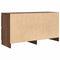 vidaXL - Tv-meubel - 100x35x54 - cm - bewerkt - hout - bruin - eikenkleur
