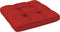 vidaXL - Palletkussen - 50x50x12 - cm - stof - rood