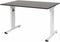 Verstelbaar Bureau - 120x80 logan - wit frame