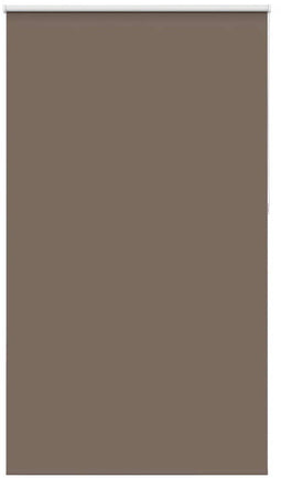 vidaXL - Rolgordijn - verduisterend - koffie - 125x210 - cm - stofbreedte - 121,6 - cm