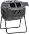 vidaXL - Compostbak - 160 - L - 73x64x95 - zwart