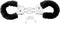 Pipedream Fetish Fantasy HandBoeien Beginner's Furry Cuffs zwart