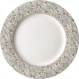 Laura Ashley Bord plat 23 cm Groen/Rood