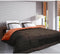 Easybed - Dekbed Hoesloos Wasbaar - Vaste Overtrek Chocolade & Koraal 140x200cm