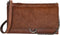 Hide & Stitches Mendoza - Schoudertas/Portemonnee - 12 creditcardvakken - Bruin