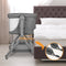 Lionelo Leonie Plus - Co-Sleeper 3 in 1 Wieg - Hoogteverstelling 6 Niveaus - Grijs