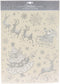 Raamsticker Zilver, 42x30cm