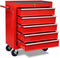 vidaXL - Gereedschapswagen - 5 - lades - rood