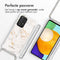 iMoshion Hoesje Geschikt voor Samsung Galaxy A52 (4G) / A52s / A52 (5G) Hoesje Met Koord - iMoshion Design Hoesje met Koord - Wit / White Marble