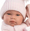 Llorens full body babypop meisje Tina met kleding en speen 43 cm