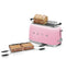 Smeg TSF02PKEU - Broodrooster - 1500W 2 sleuven 6 bruining-niveaus - Roze