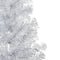 vidaXL - Kunstkerstboom - met - standaard - 210 - cm - PET - zilverkleurig