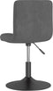 vidaXL - Eetkamerstoelen - draaibaar - 2 - st - fluweel - donkergrijs