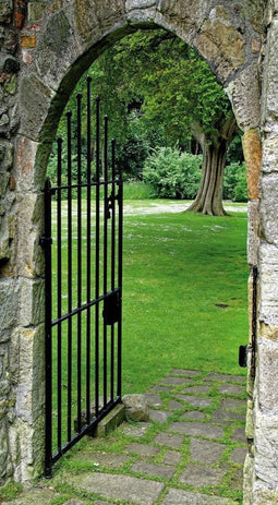 Buitenschilderij adam 70 x 125 cm