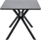 WOOOD Bruno Eettafel - Mdf - Zwart - 200x90