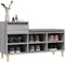 vidaXL - Schoenenkast - 102x36x60 - cm - bewerkt - hout - sonoma - grijs