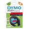Dymo - Labele dymo letratag plastic 12mm rood | 10 stuks