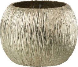 J-Line kaarshouder - glas - zilver - small