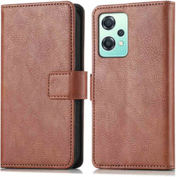 iMoshion Hoesje Geschikt voor OnePlus Nord CE 2 Lite 5G Hoesje Met Pasjeshouder - iMoshion Luxe Bookcase - Bruin