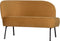 BePureHome Vogue Lounge Fauteuil Rechts - Velvet - Geel - 68x110x65