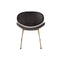 Stoel DKD Home Decor 62 x 58 x 73 cm Zwart Gouden Metaal