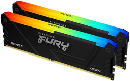 Kingston Fury Beast RGB - DDR4 Geheugen - 16GB 3600MT/s CL17 (2 stuks)