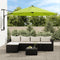 vidaXL - Wandparasol - met - LEDs - 290 - cm - appelgroen